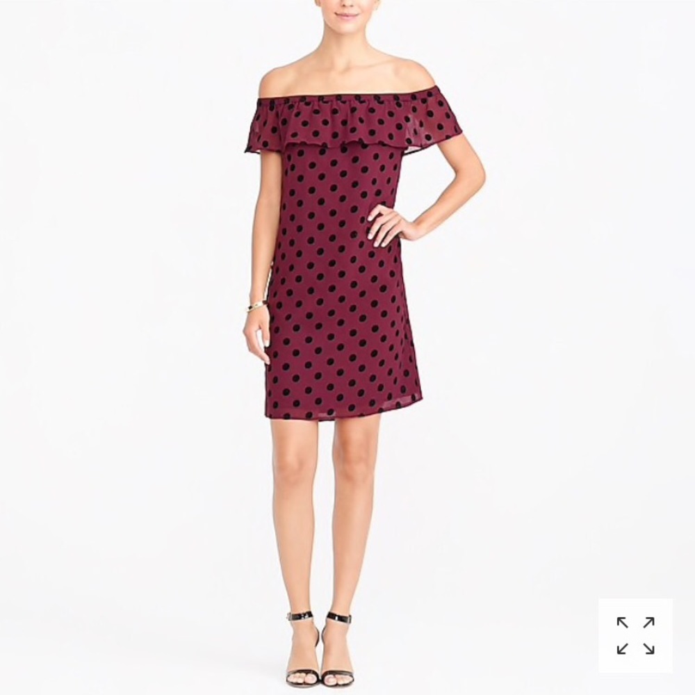 J.crew Off The Shoulder Dress